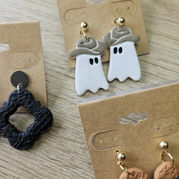 Fall Bundle Polymer Clay Earrings - Picture 16 of 16